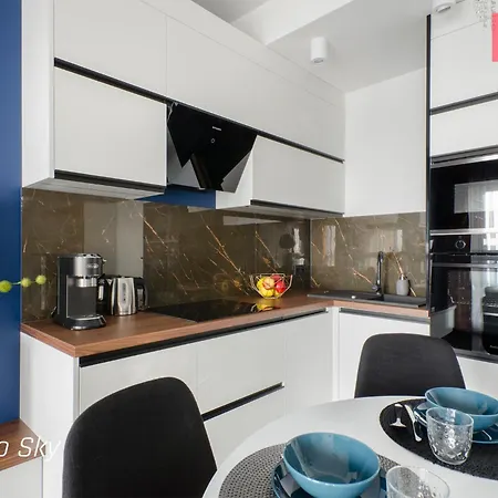 Apartmán Mye - Ilumino Sky - Parking, Klimatyzacja, Balkon, Fv Lodž