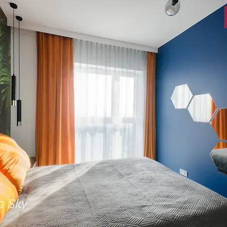 Mye - Ilumino Sky - Parking, Klimatyzacja, Balkon, Fv Apartmán Lodž